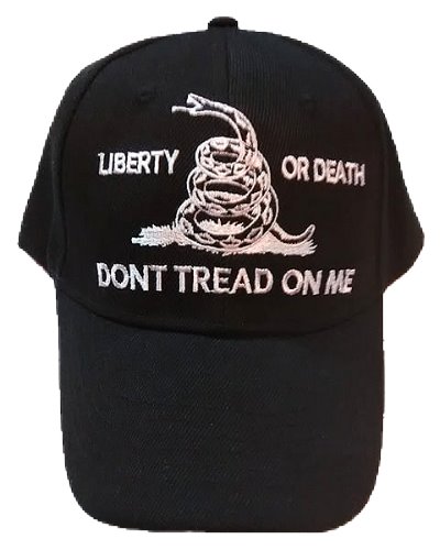 Liberty or Death Dont Tread On Me embroidered cap